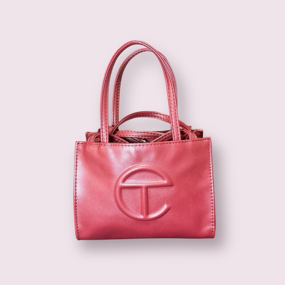 Telfar - Small Shopping Bag - Oxblood/Dark Red